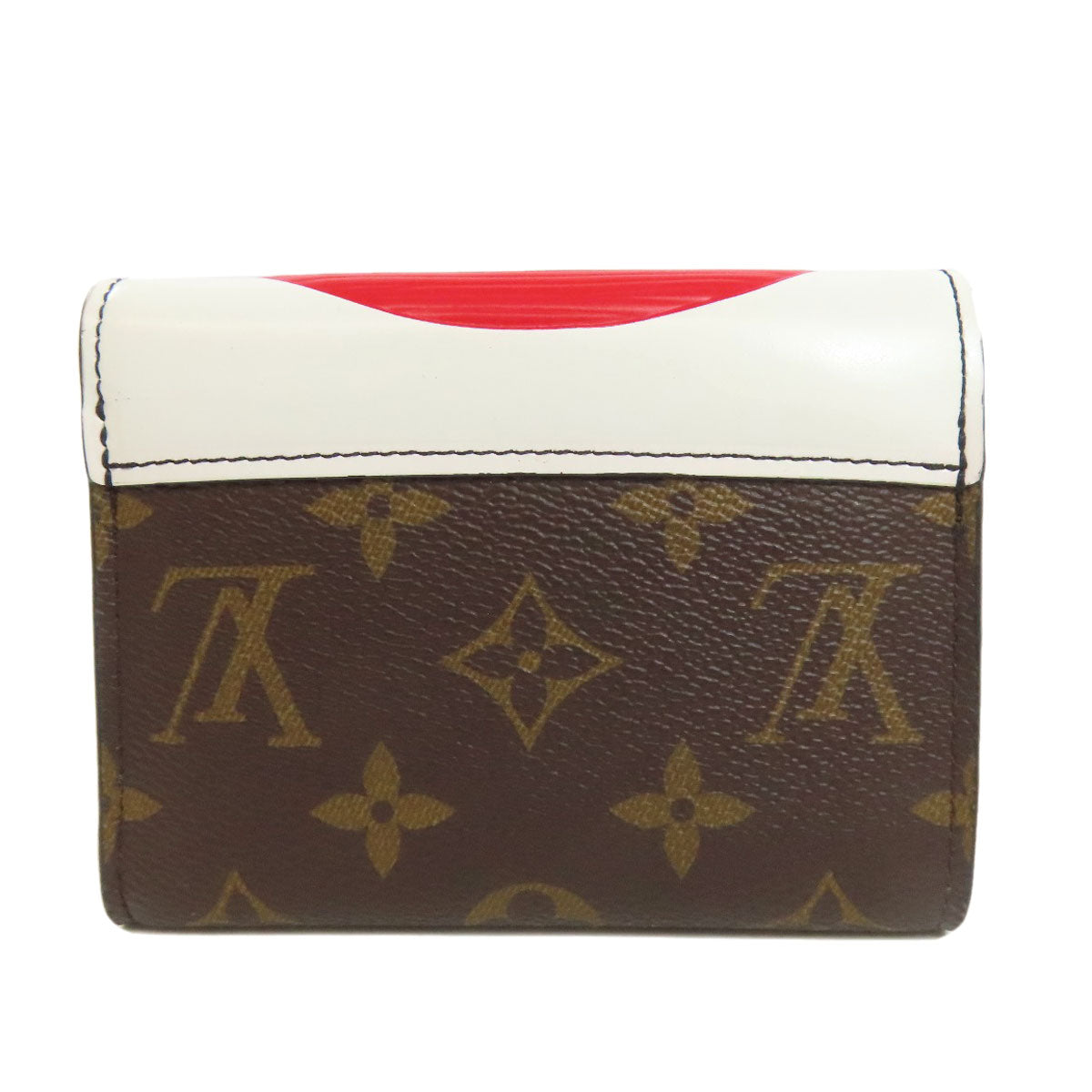 LOUIS VUITTON Bifold Wallet Monogram canvas Brown Portefeuille Victorine Kabuki