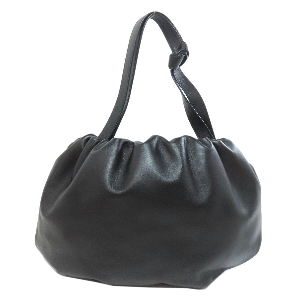 BOTTEGAVENETA Handbag Calfskin black Drawstring bag