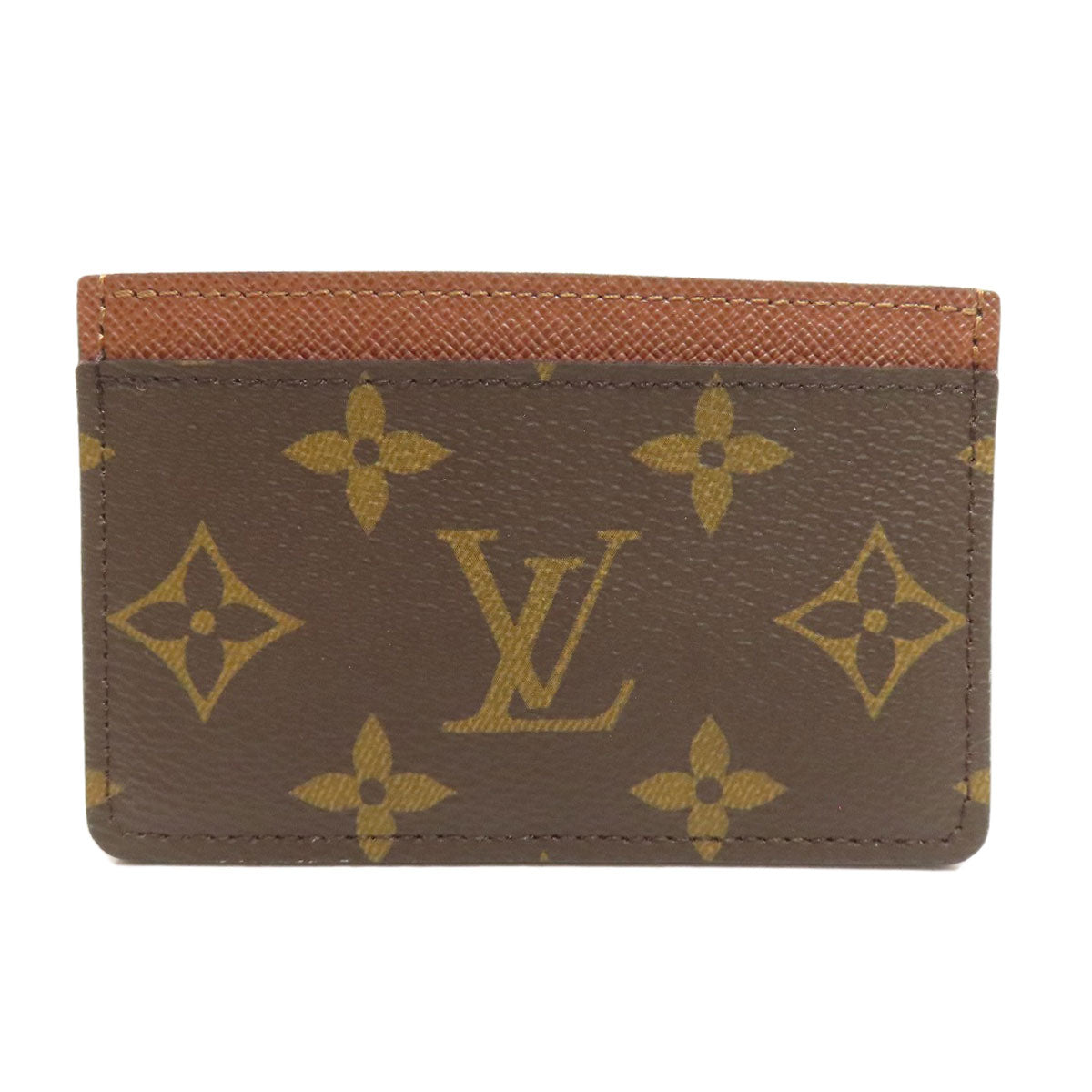 LOUIS VUITTON Card Case M61733 Monogram canvas Brown Porte Cartesã»Simple