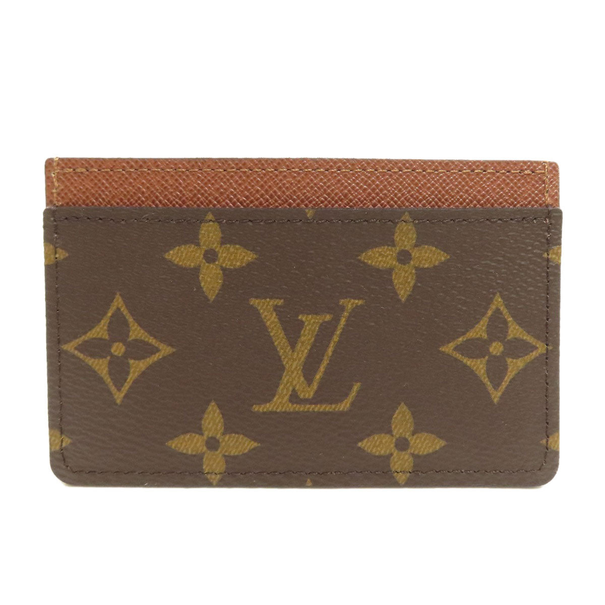 LOUIS VUITTON Card Case M61733 Monogram canvas Brown Porte Cartesã»Simple