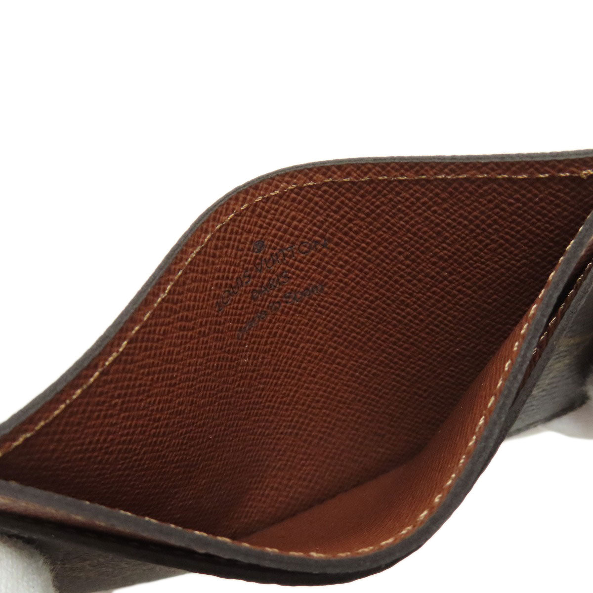 LOUIS VUITTON Card Case M61733 Monogram canvas Brown Porte Cartesã»Simple