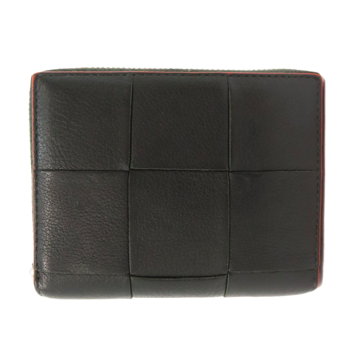 BOTTEGAVENETA Bifold Wallet Calfskin gray MAXI INTRECCIATO CASSETTE
