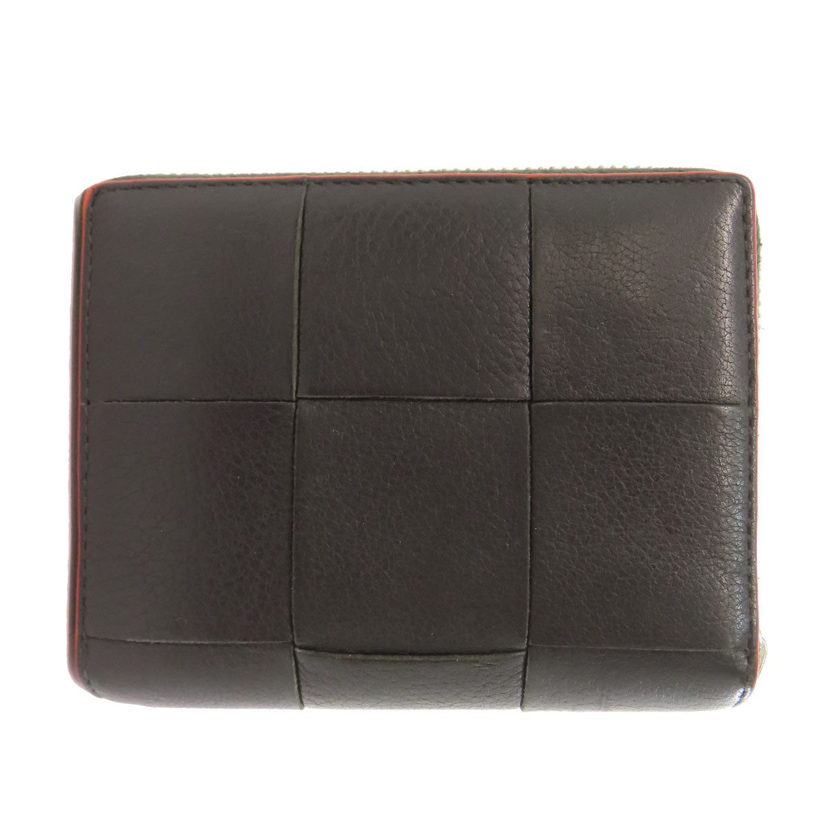 BOTTEGAVENETA Bifold Wallet Calfskin gray MAXI INTRECCIATO CASSETTE