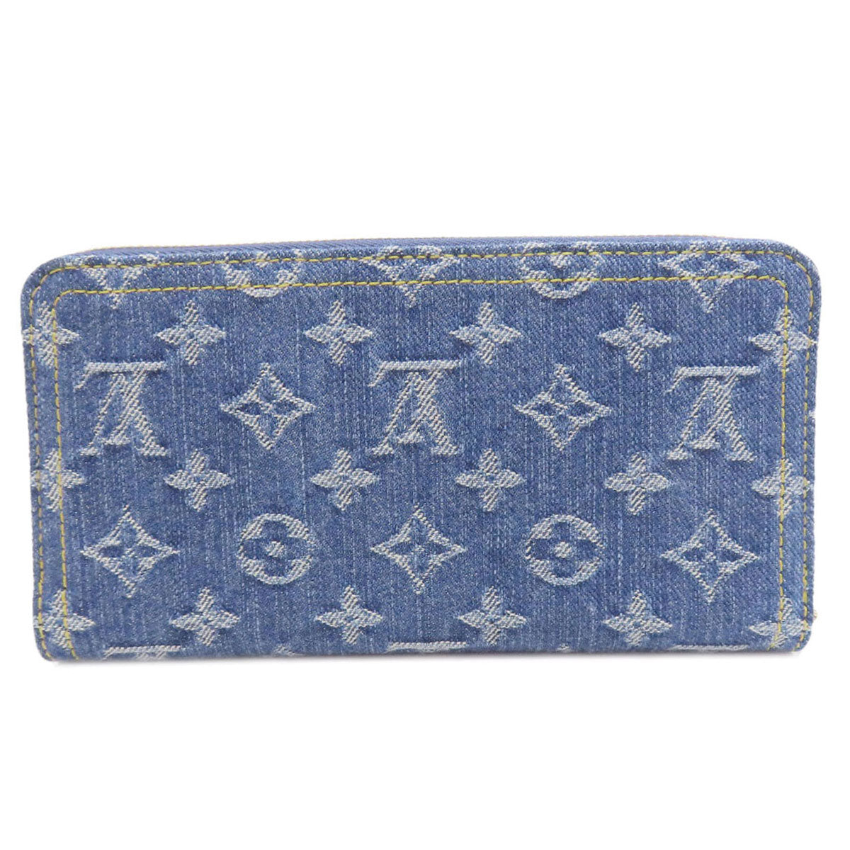 LOUIS VUITTON Long Wallet Purse M23161 denim blue LVxTM Zippy Wallet