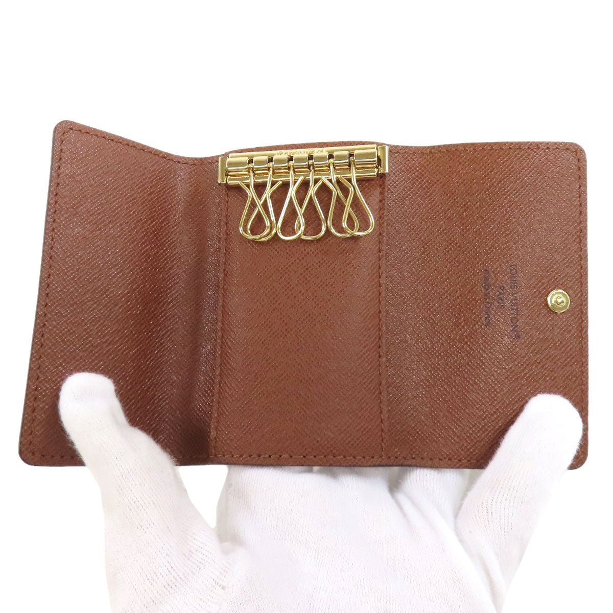 LOUIS VUITTON Key case Key holder  M62630 Monogram canvas Brown Multicles6