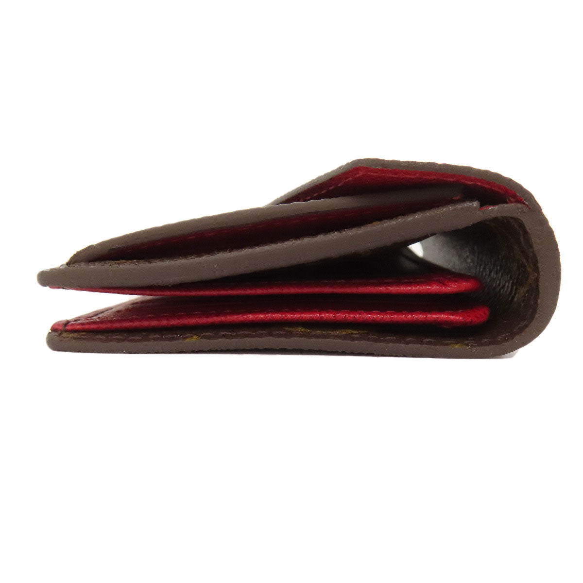 LOUIS VUITTON Card Case M93802 Monogram canvas Brown Portefeuille Marie