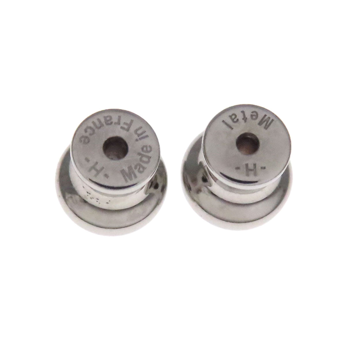 HERMES Pierce metallic Silver Irene H motif
