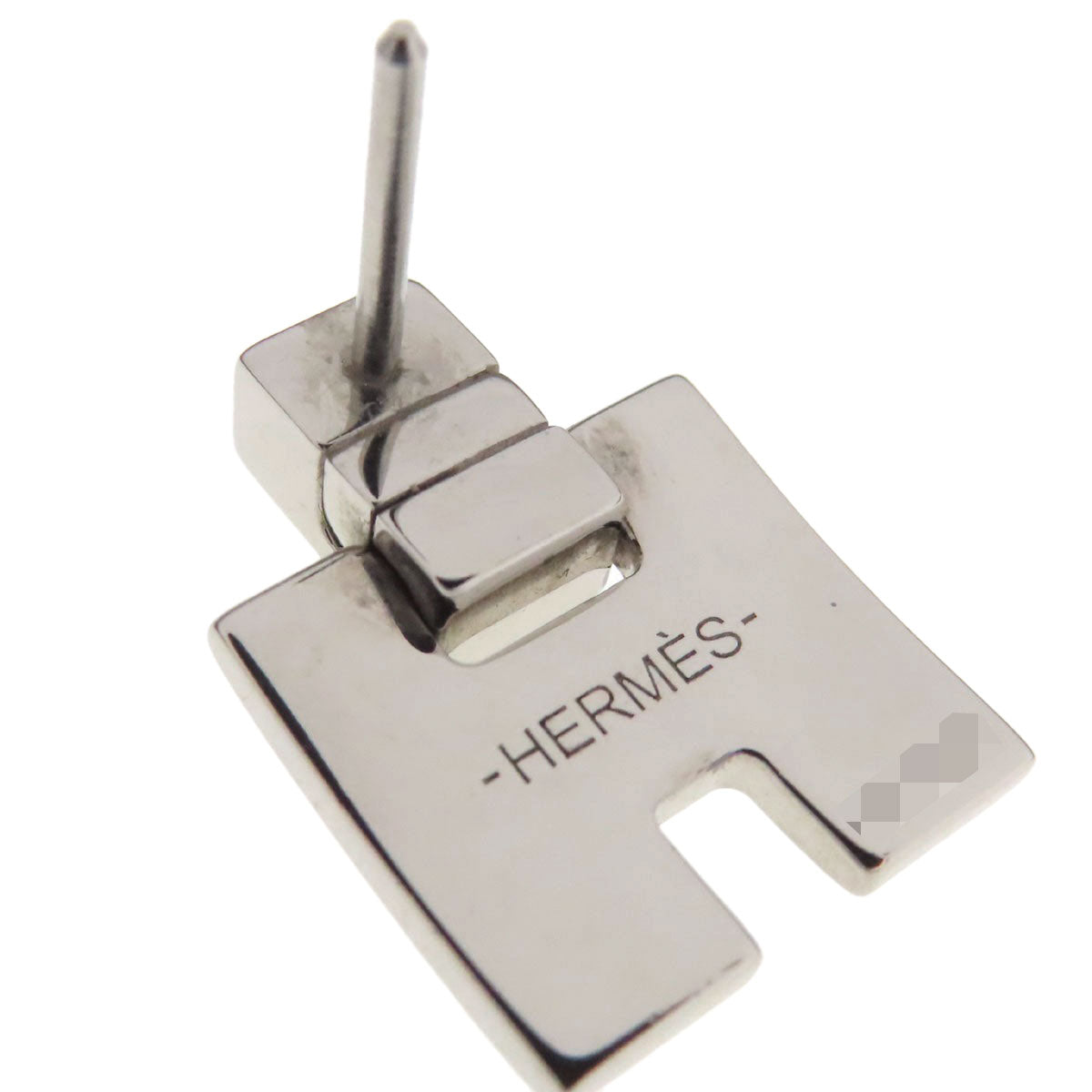 HERMES Pierce metallic Silver Irene H motif