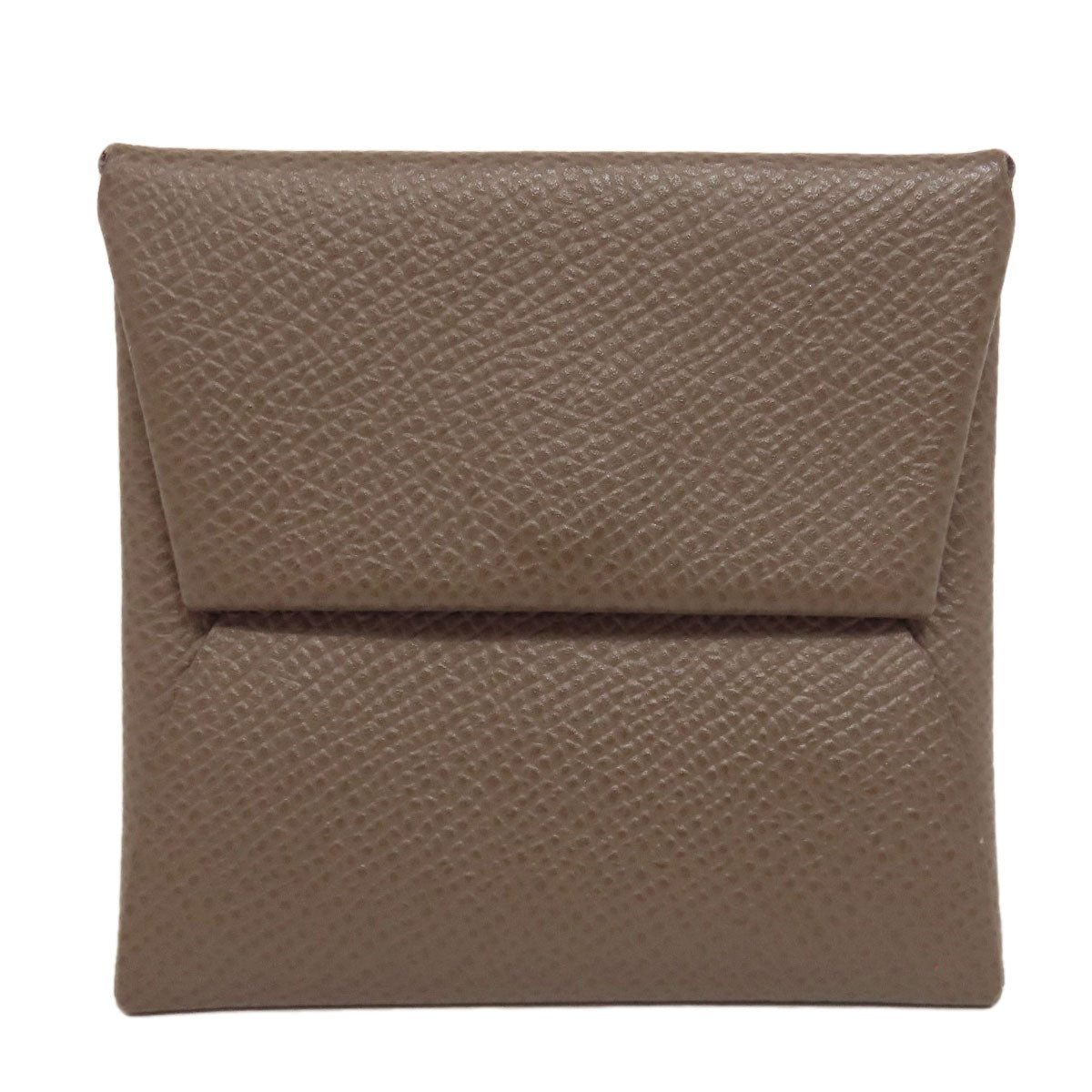HERMES Coin case Epsom beige Bastia Etoupe SilverMetal