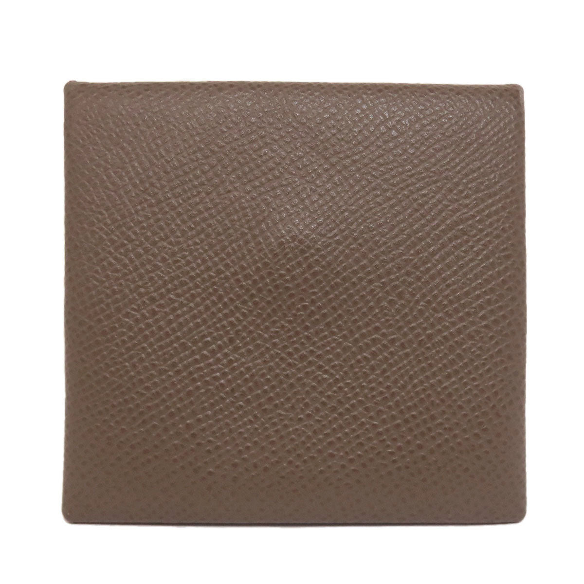 HERMES Coin case Epsom beige Bastia Etoupe SilverMetal