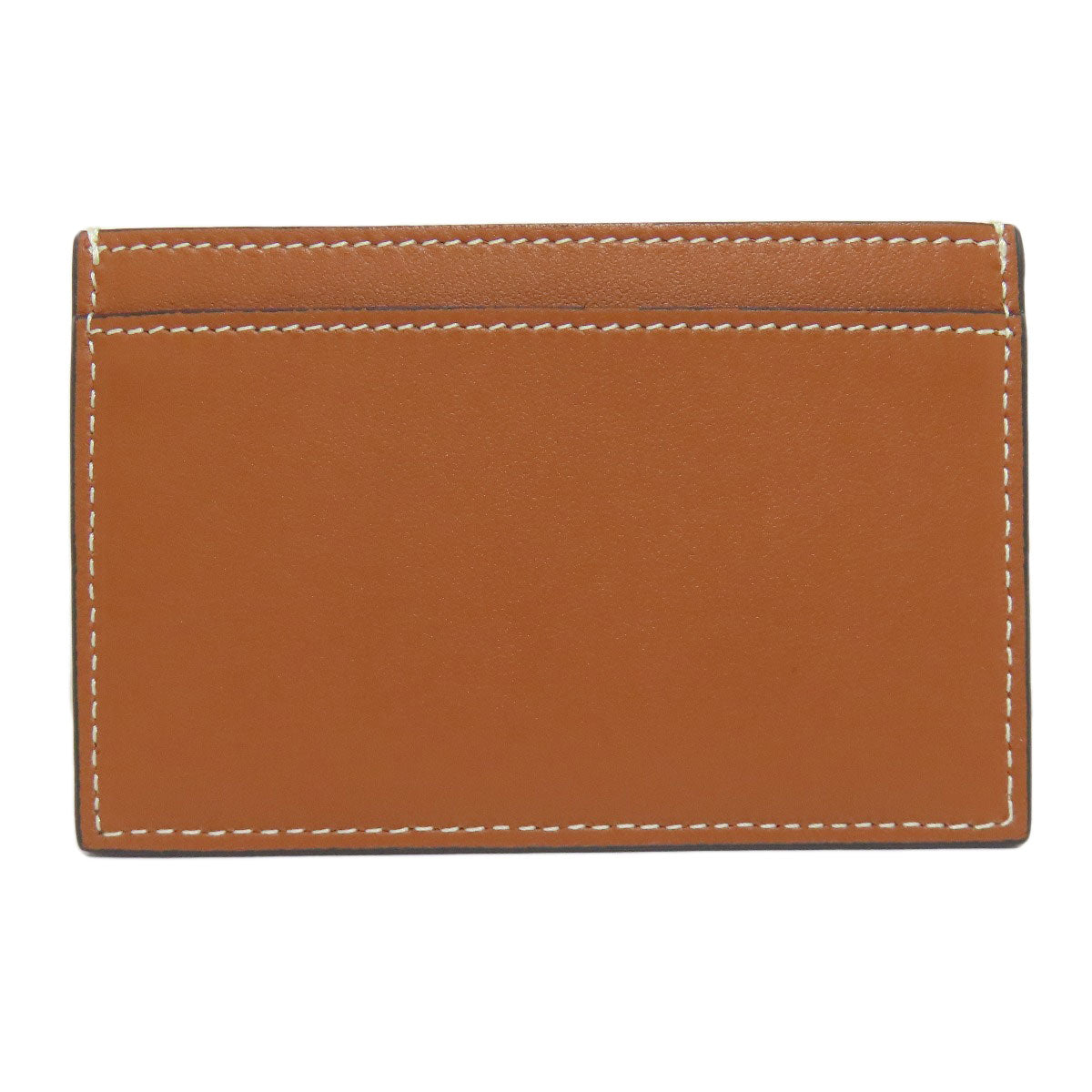 CELINE Card Case leather Brown Triomphe