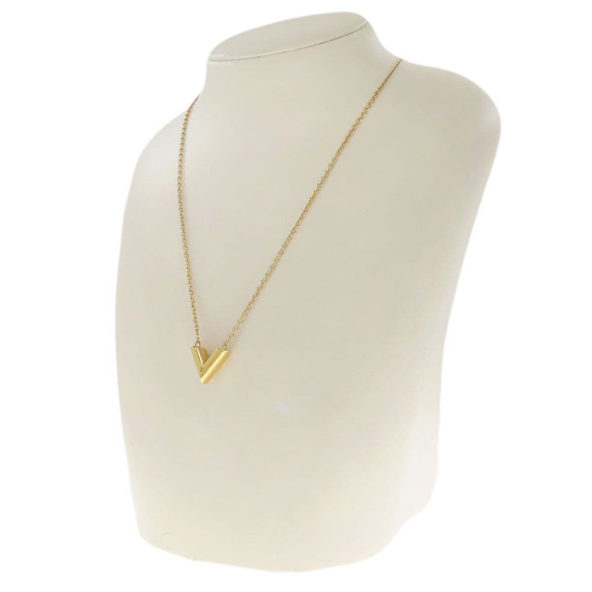 LOUIS VUITTON Necklace M61083 Gold Plated gold Essential V