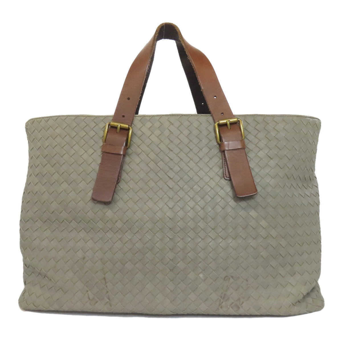 BOTTEGAVENETA Tote Bag Calfskin gray INTRECCIATO