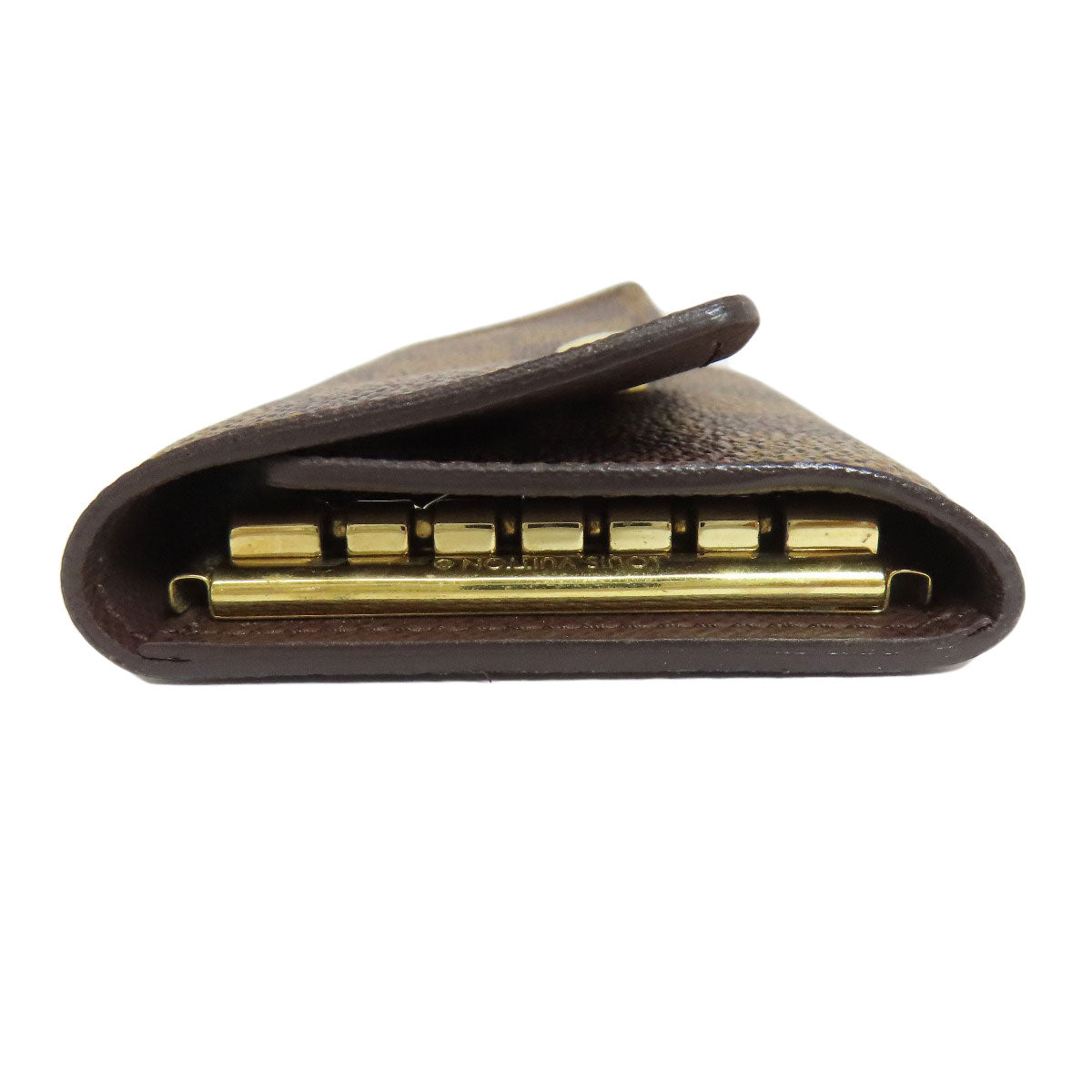 LOUIS VUITTON Key case Key holder N62630 Damier canvas Brown Multicles6