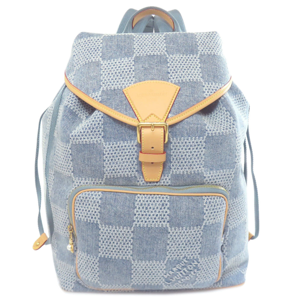 LOUIS VUITTON Backpack N40708 denim blue 24AW Montsouris 3D