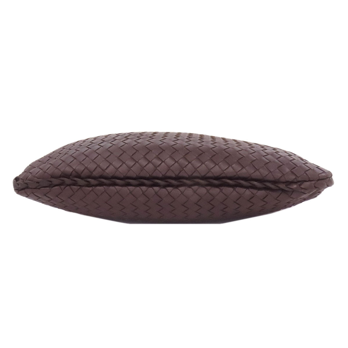 BOTTEGAVENETA Shoulder Bag Calfskin Brown one belt INTRECCIATO