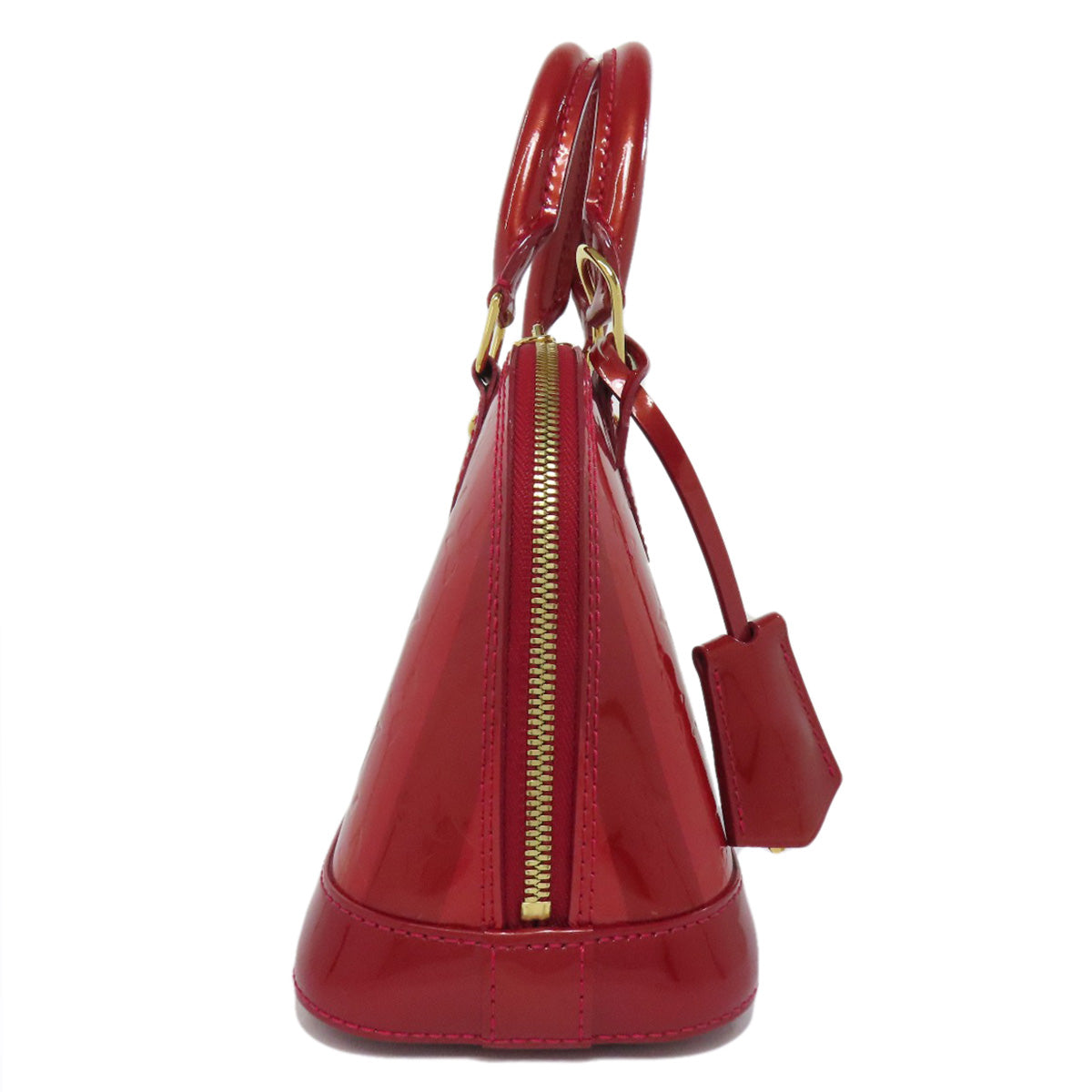 LOUIS VUITTON Handbag M91593 Vernis Red Alma BB Rayur