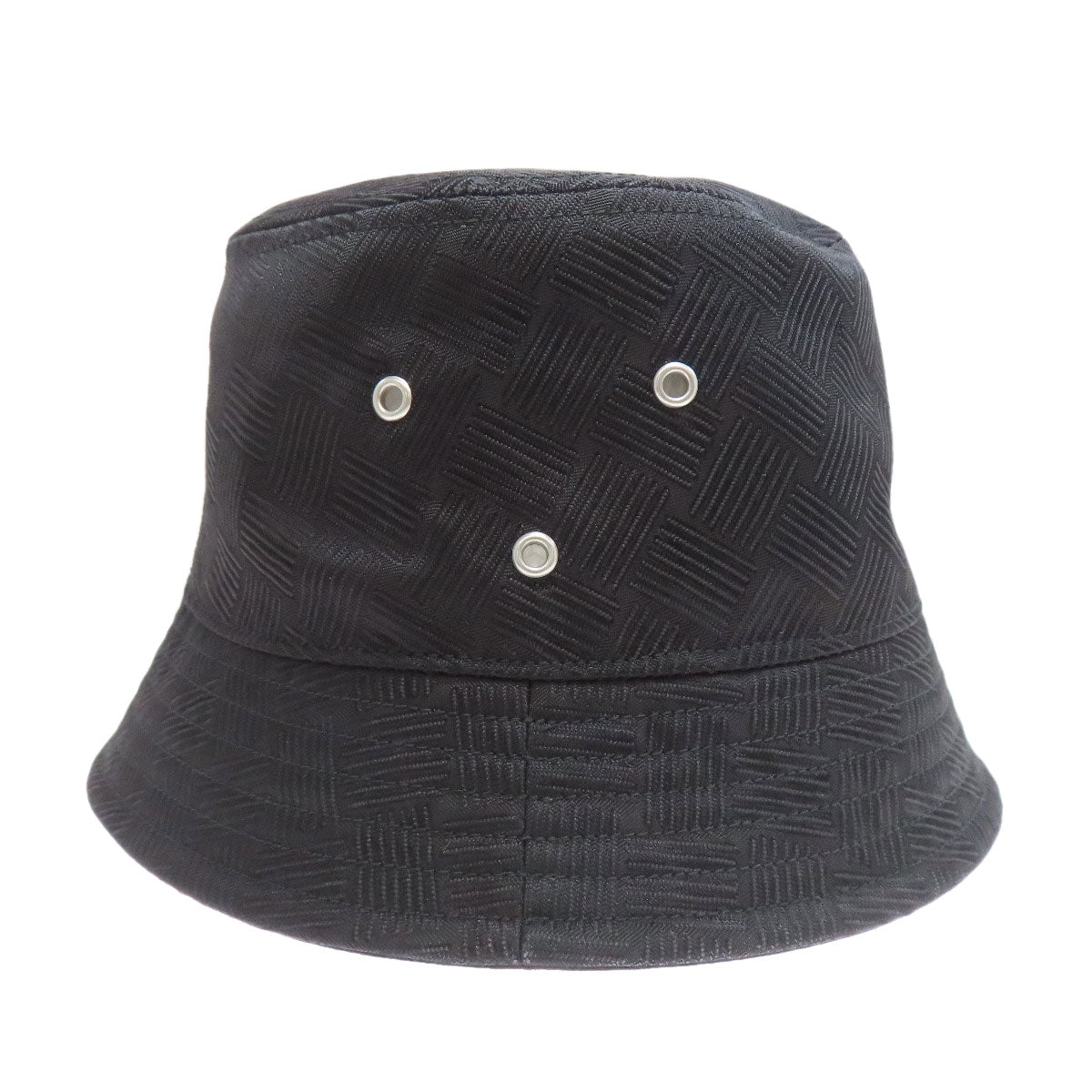 BOTTEGAVENETA hat Nylon black INTRECCIATO Bucket Hat