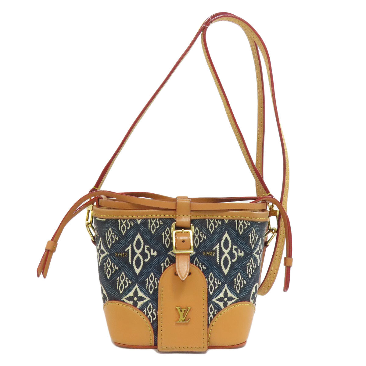 LOUIS VUITTON Shoulder Bag M57447 canvas blue Noe Perth