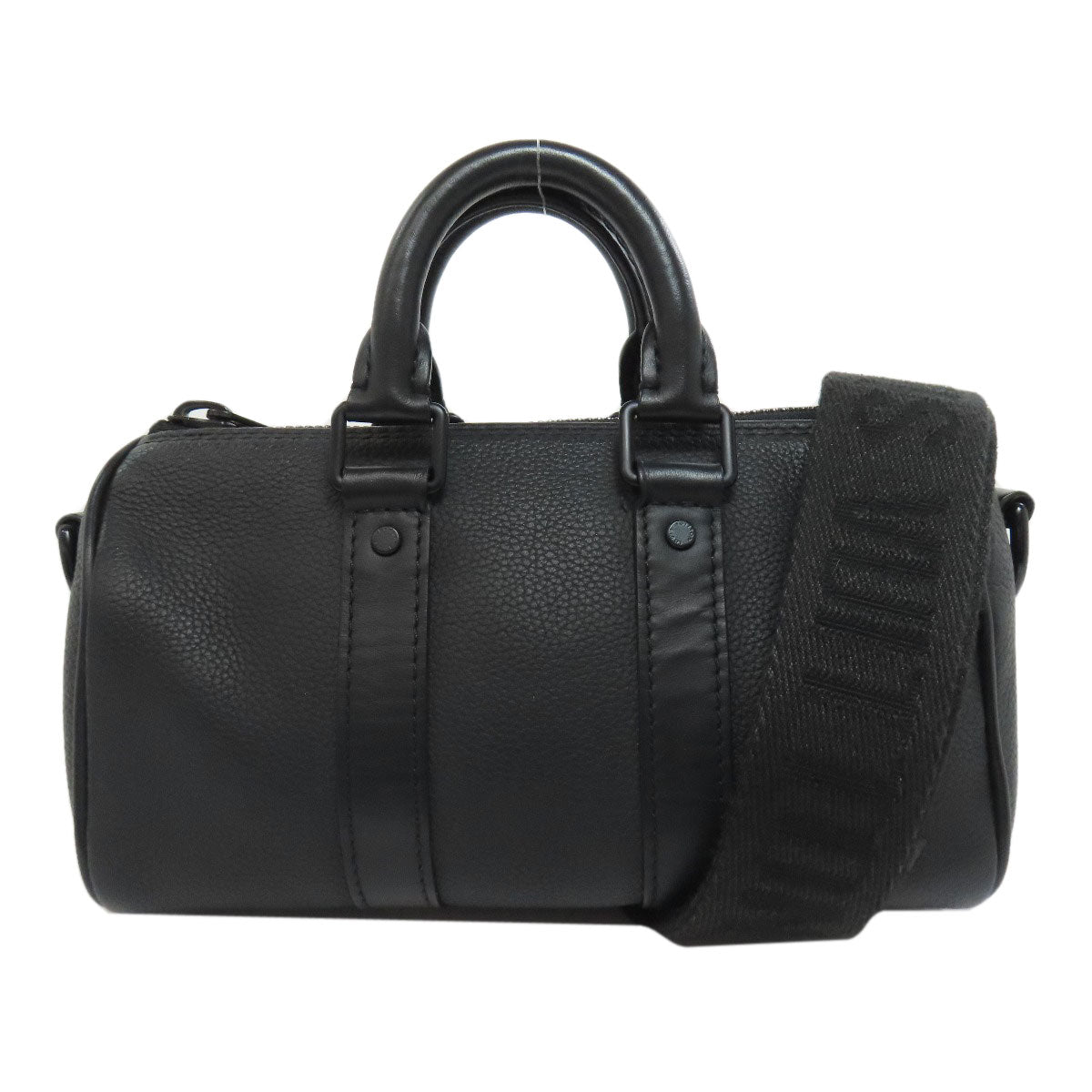 LOUIS VUITTON Shoulder Bag M80950 Taurillon Clemence black Keepall XS Aerogram