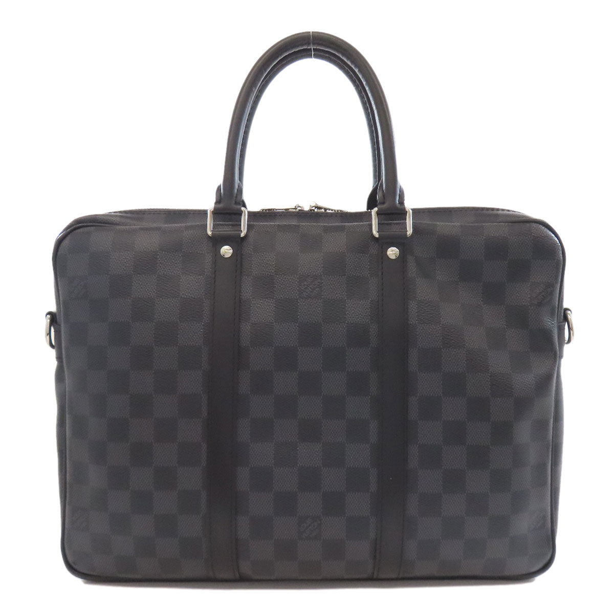 LOUIS VUITTON Business bag N41478 Damier canvas gray Porto Documan Voyage PM