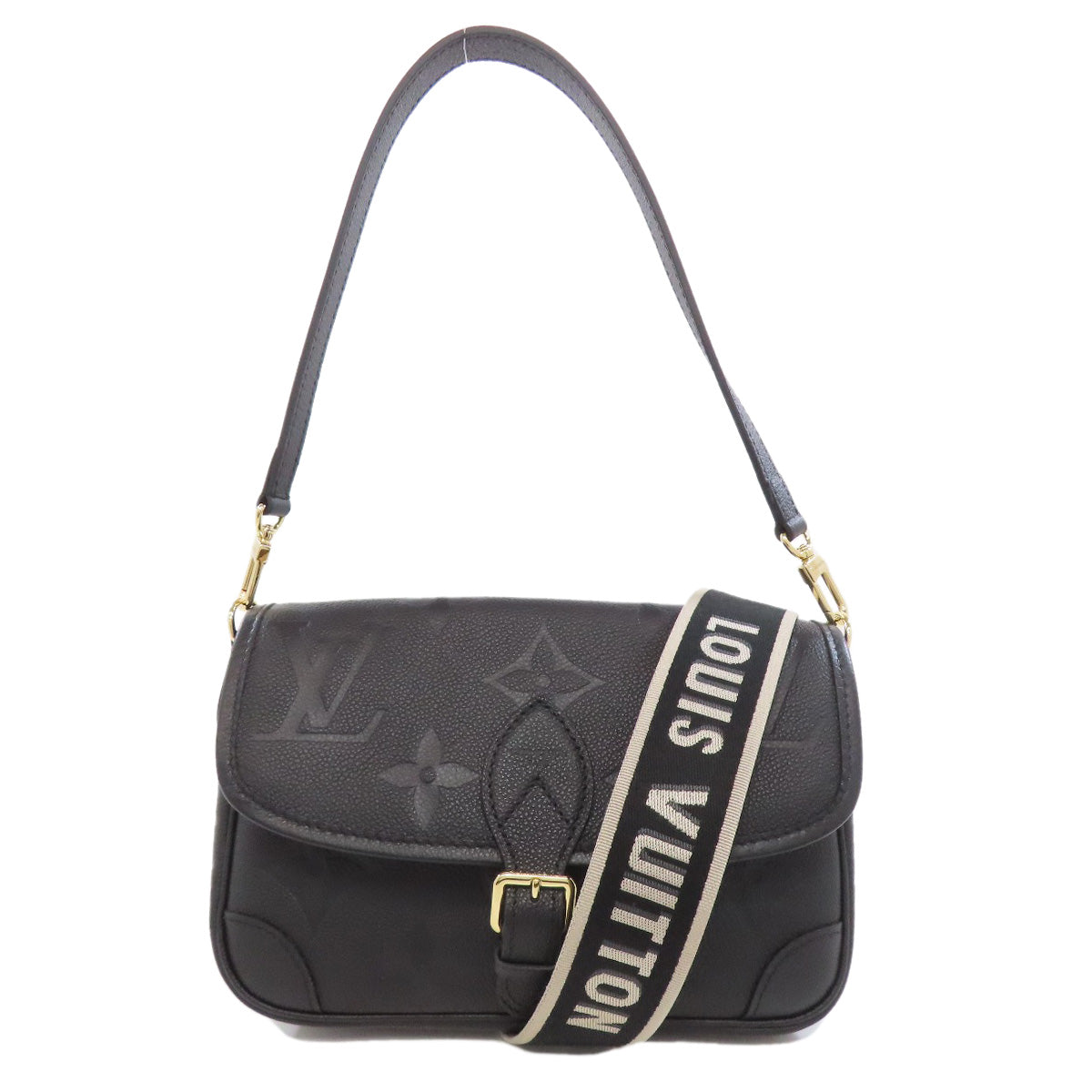 LOUIS VUITTON Handbag M46386 Ann Platt black Dianu