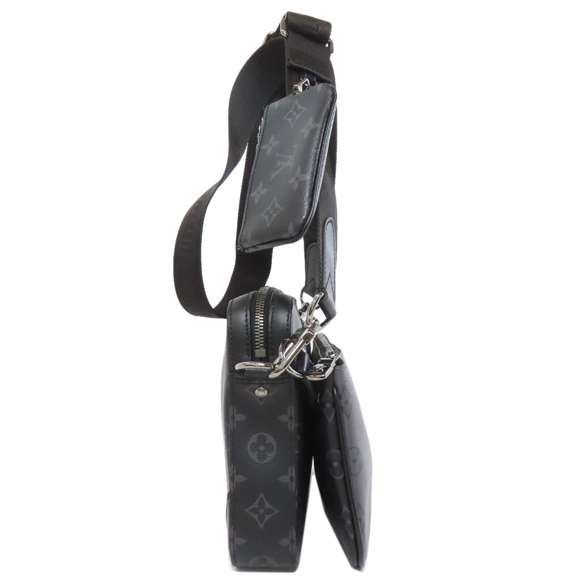 LOUIS VUITTON Shoulder Bag M69443 Monogram Eclipse black Trio Messenger