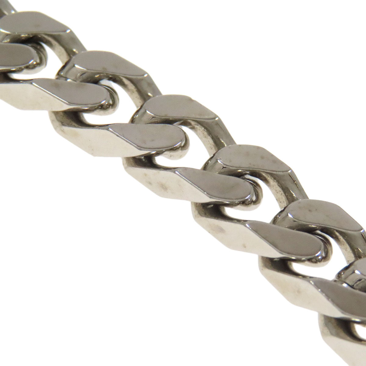LOUIS VUITTON bracelet M62486 metallic Silver chain bracelet monogram