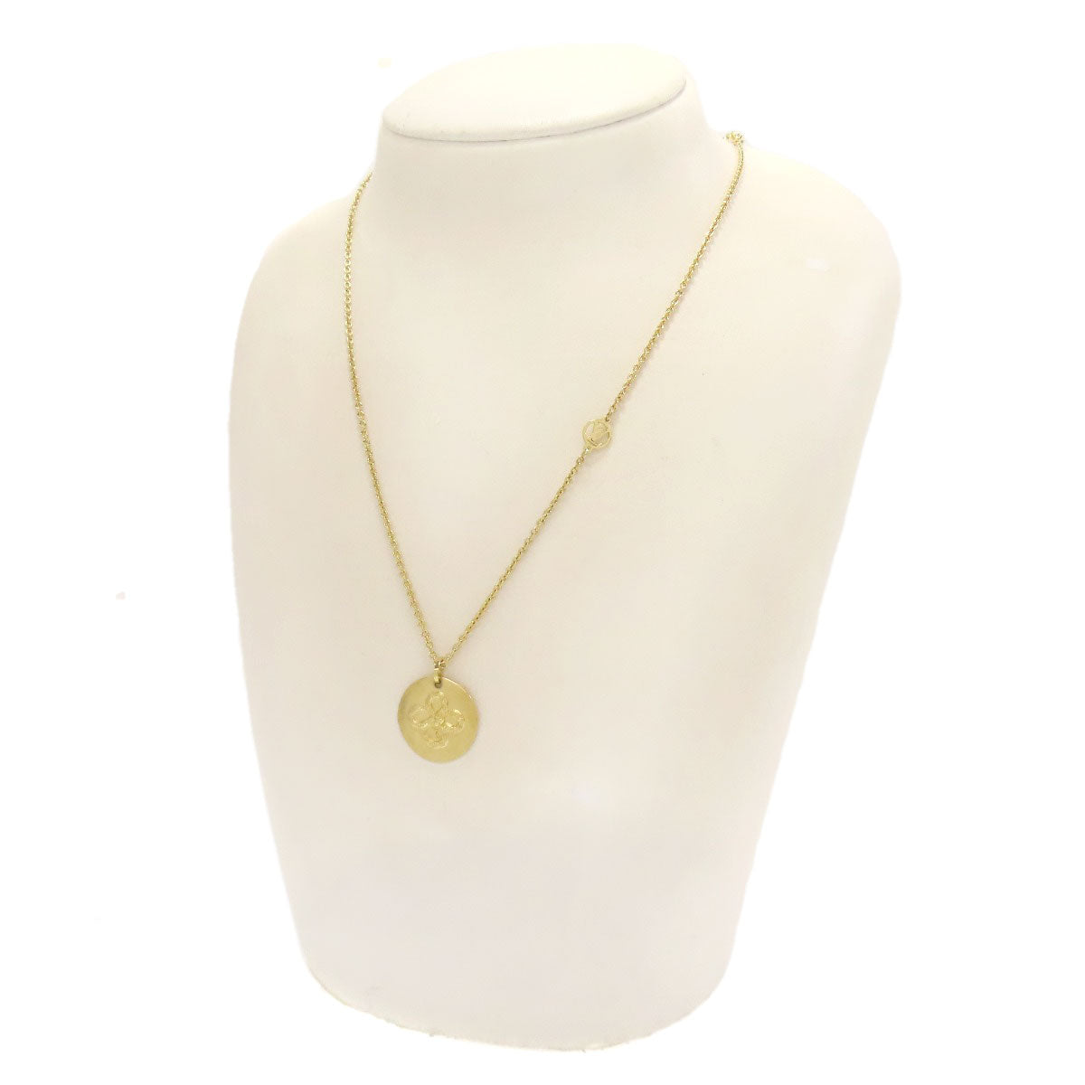 LOUIS VUITTON Necklace M65173 metallic gold Collier Louis in the Sky logo
