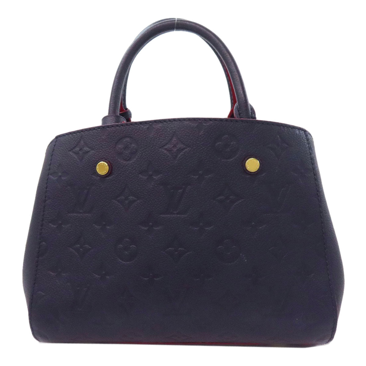 LOUIS VUITTON Handbag M42747 Ann Platt Navy Montaigne BB