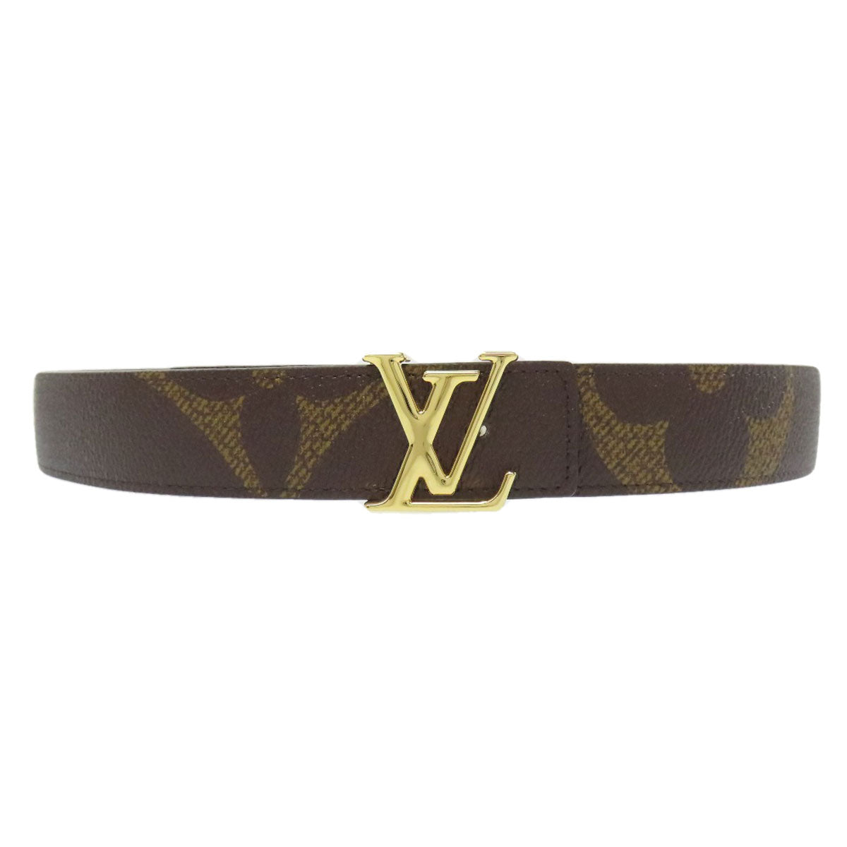 LOUIS VUITTON belt M0149 Monogram Giant Brown Belt LV Iconic 30MM Reversible