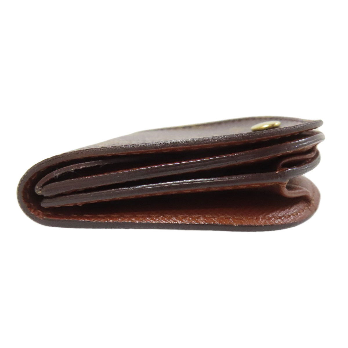 LOUIS VUITTON Coin case M61970 Monogram canvas Brown Porto Monet Guze