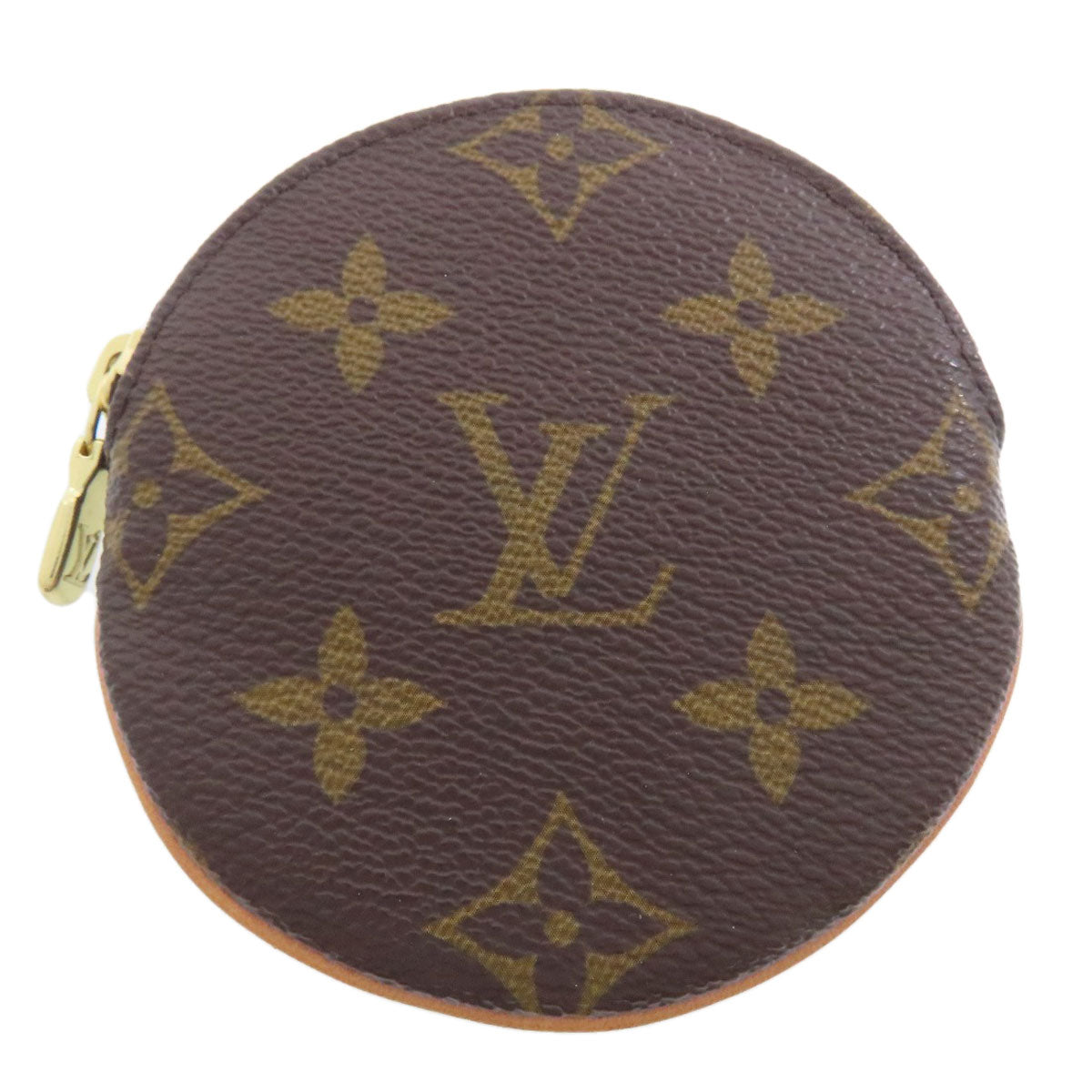 LOUIS VUITTON Coin case M61926 Monogram canvas Brown Portonet Ron