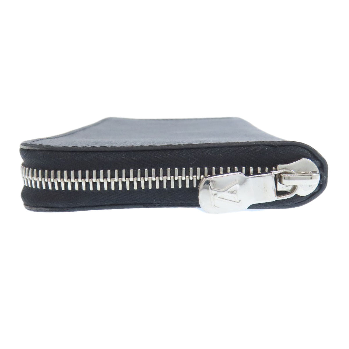 LOUIS VUITTON Long Wallet Purse Damier canvas black Zippy wallet Ã£ÂÂ» Vertical