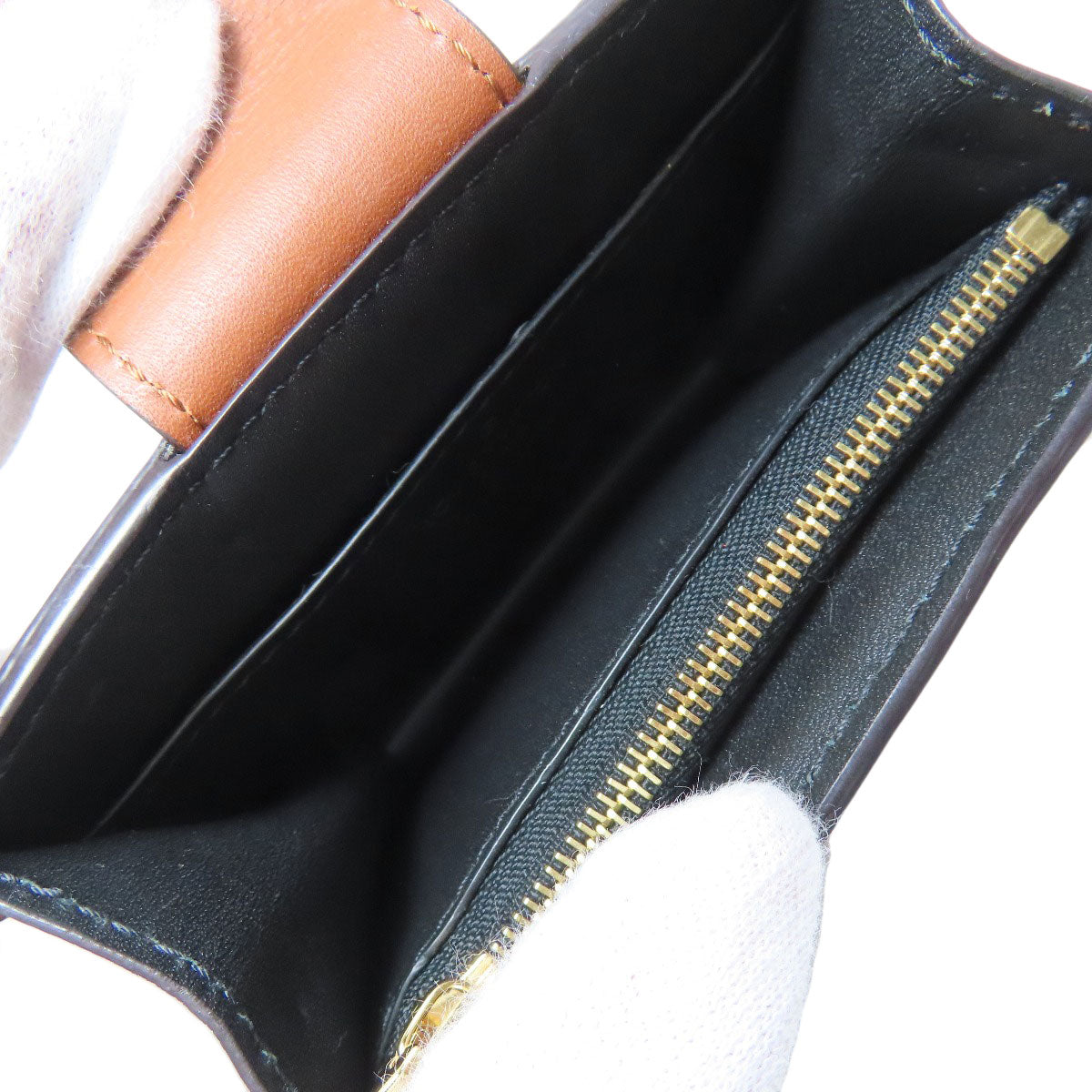 LOUIS VUITTON Coin case M68751 Monogram reverse Brown Dauphine Multicult