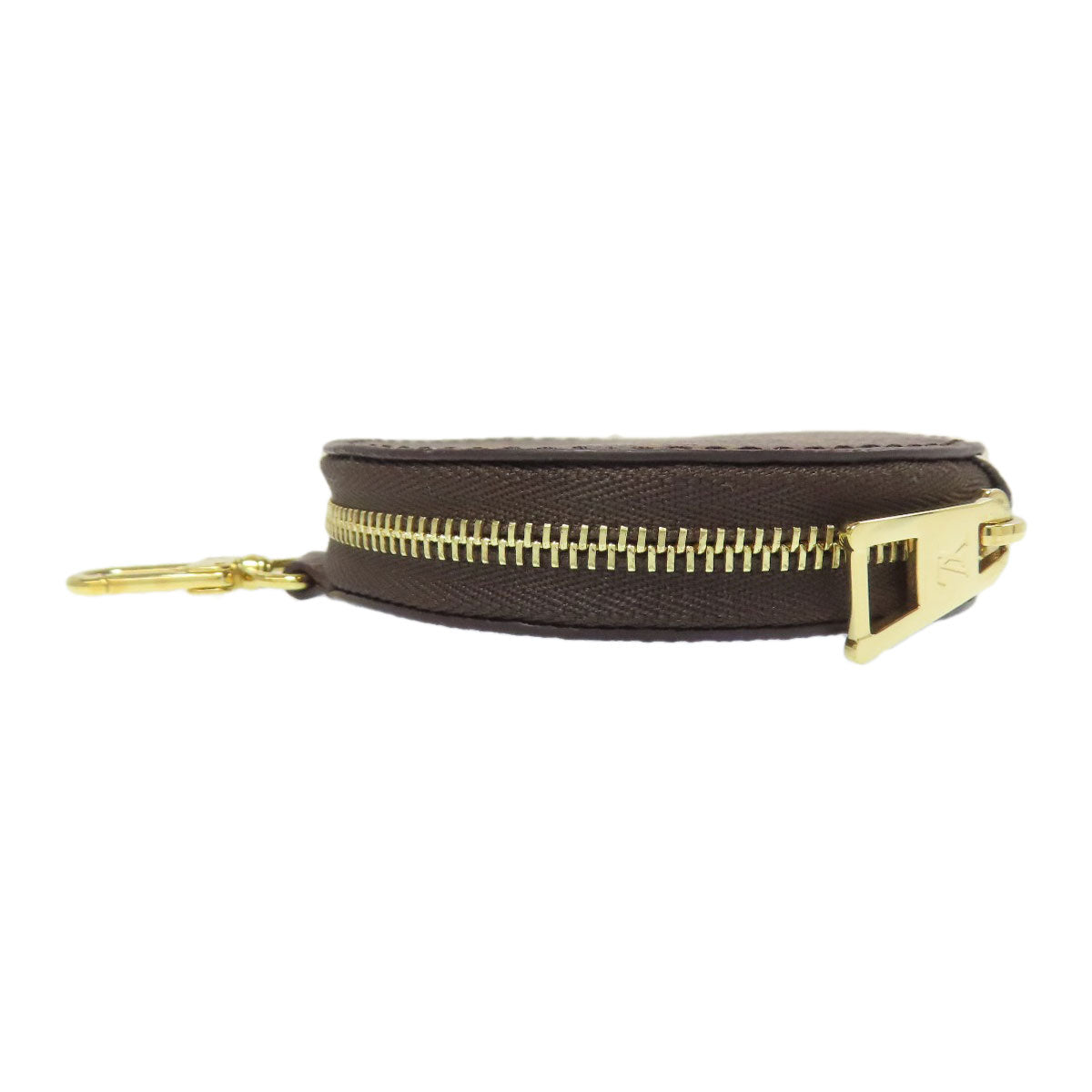 LOUIS VUITTON Coin case Monogram canvas Brown Parts for On-the-Go