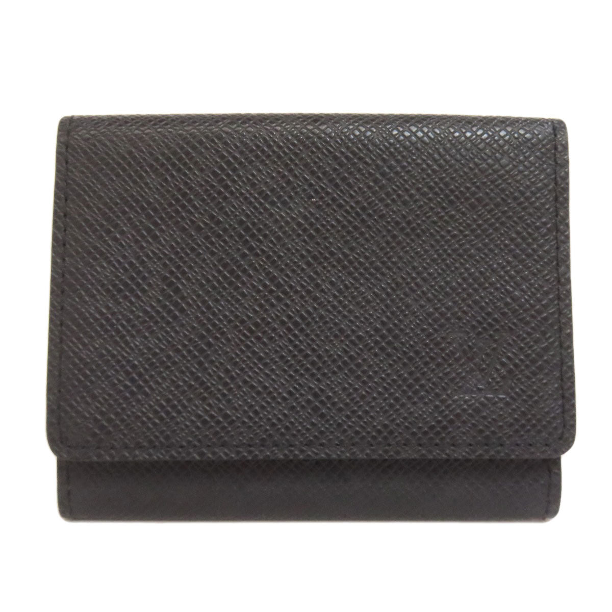 LOUIS VUITTON Card Case M30922 Taiga Leather black Anneveld Cult de Visit