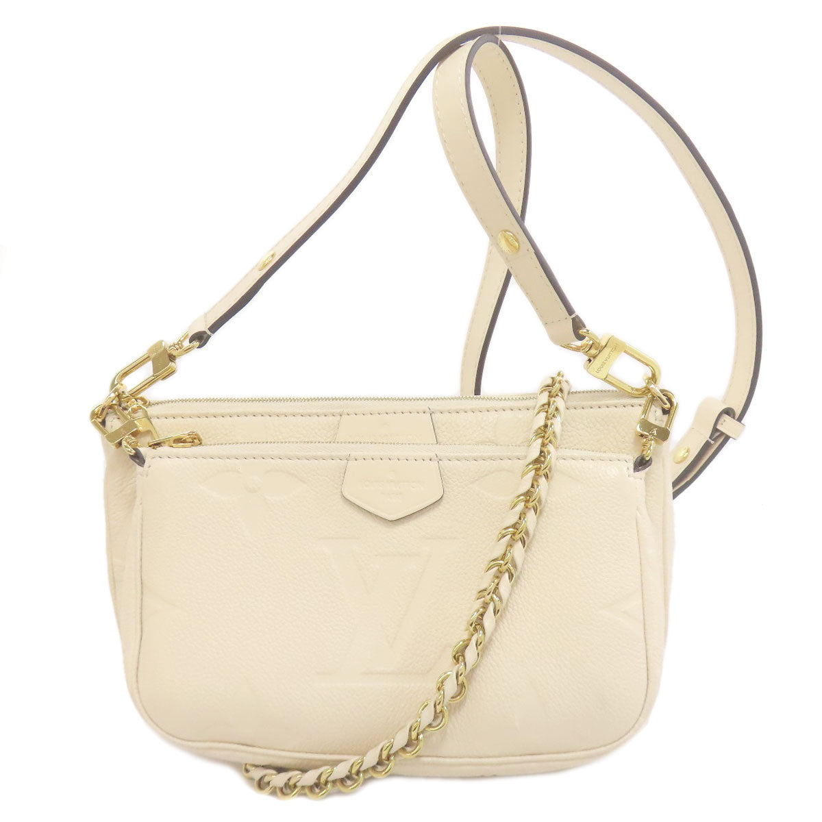 LOUIS VUITTON Shoulder Bag M46568 Ann Platt white Multi Pochette Accessoires