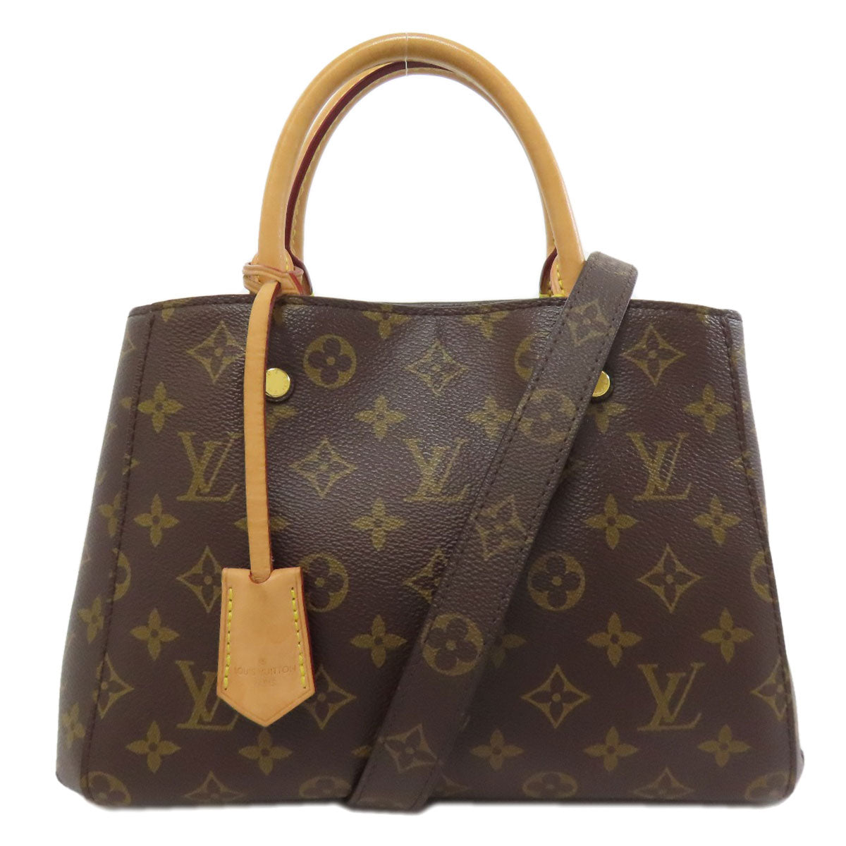 LOUIS VUITTON Handbag M41005 Monogram canvas Brown Montaigne BB