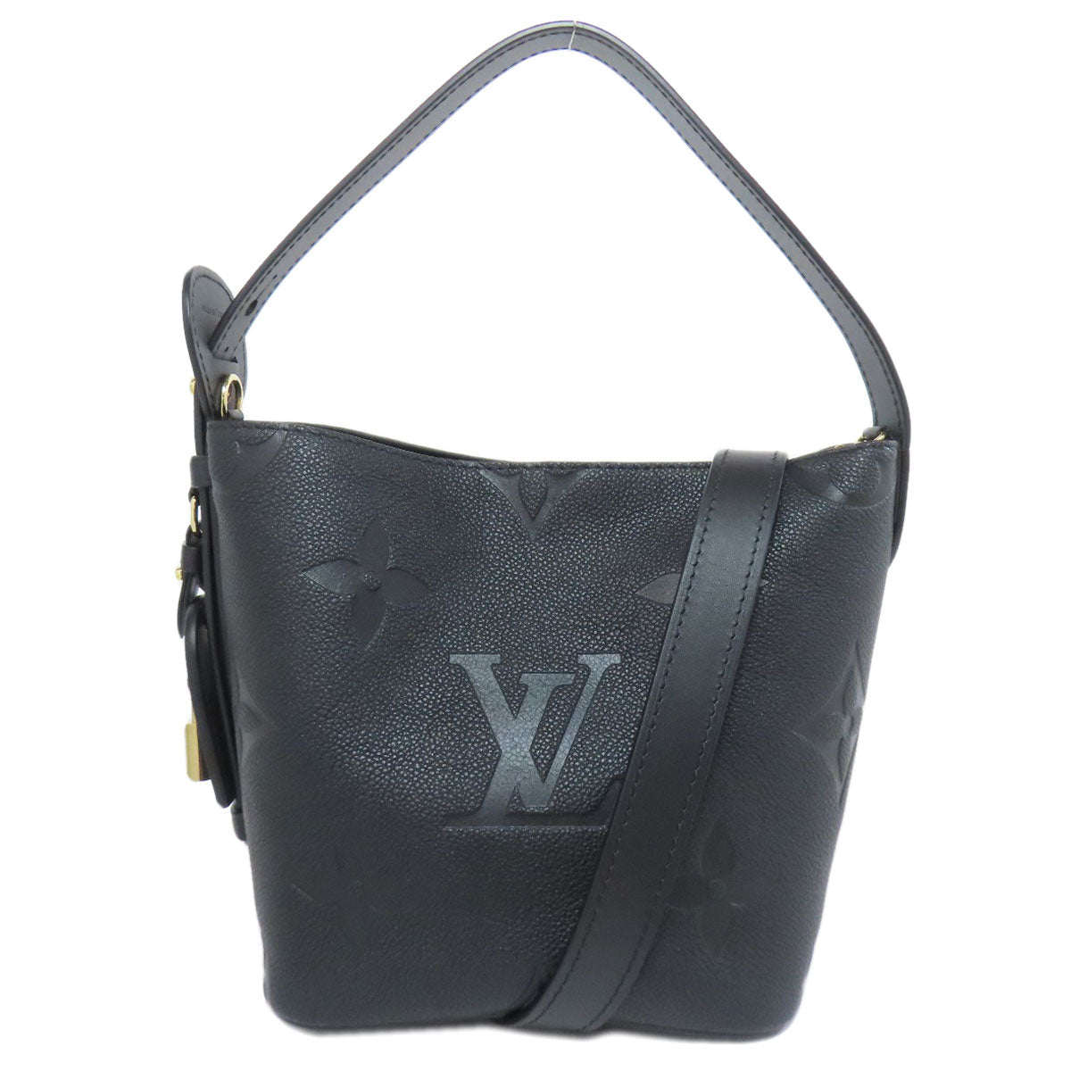 LOUIS VUITTON Handbag M13480 Ann Platt black All-in BB
