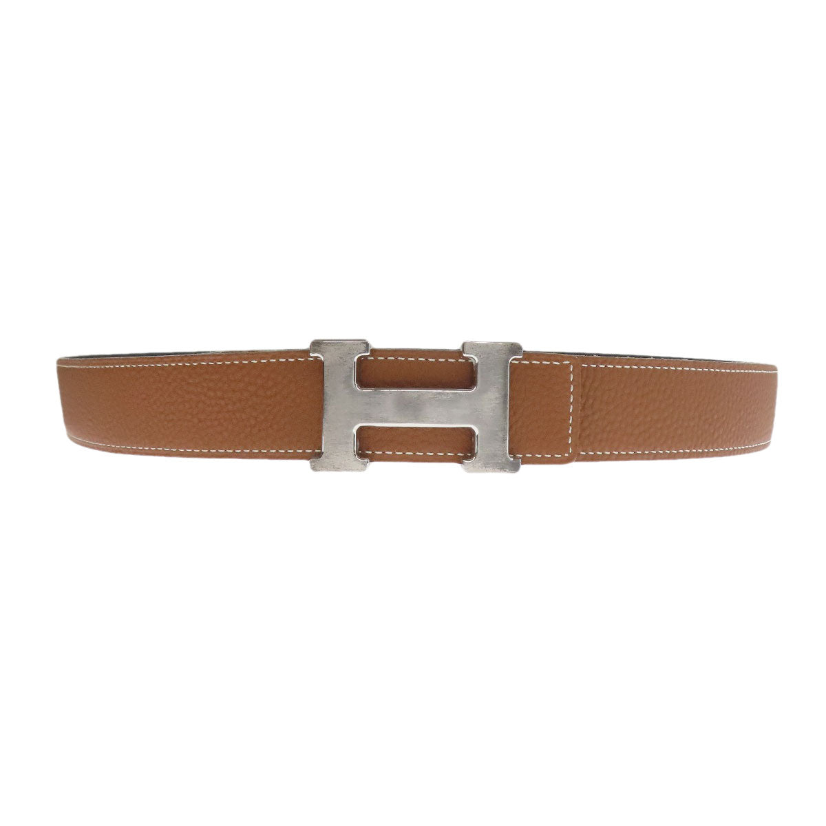HERMES belt Taurillon Clemence gold Constance Belt Gold Metal