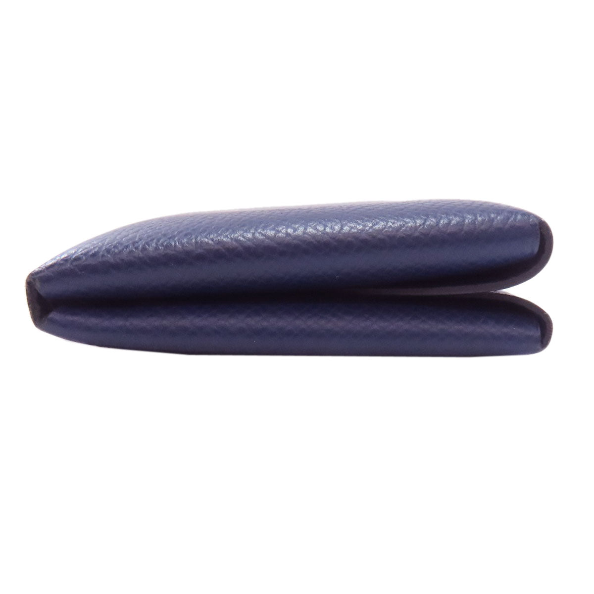 HERMES Card Case Epsom Navy Calvi duo