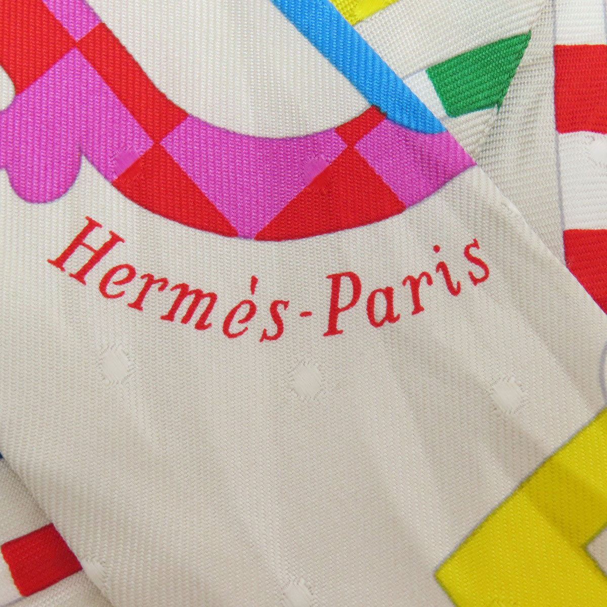 HERMES scarf silk beige Twilly