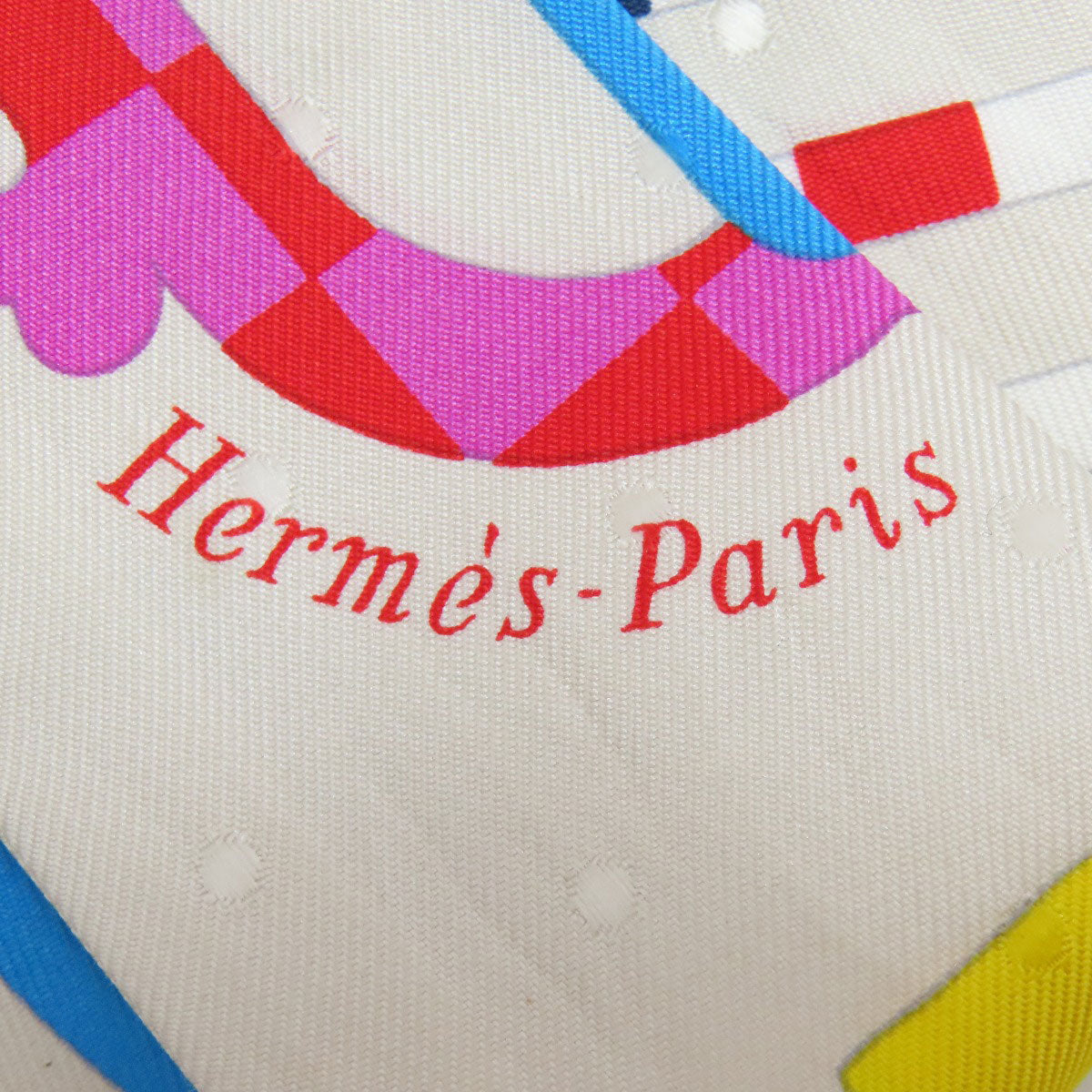 HERMES scarf silk beige Twilly