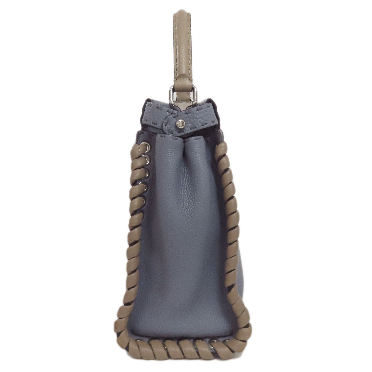 FENDI Handbag Calfskin blue Peekaboo Celeria 2WAY
