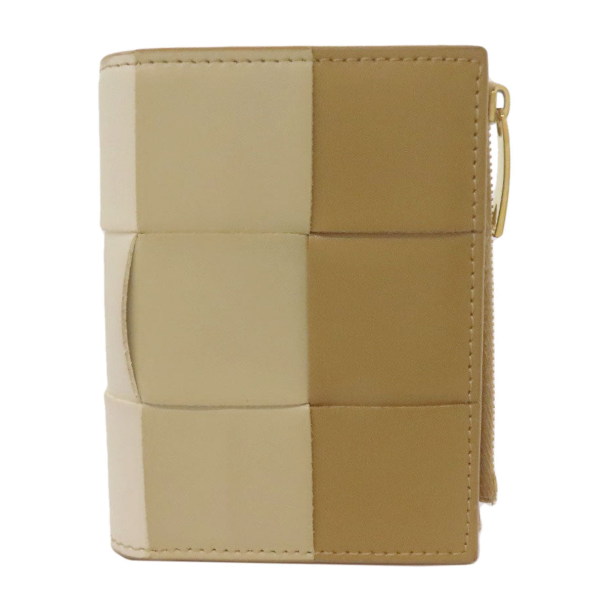 BOTTEGAVENETA Bifold Wallet Calfskin Brown Cassette Bifold Wallet