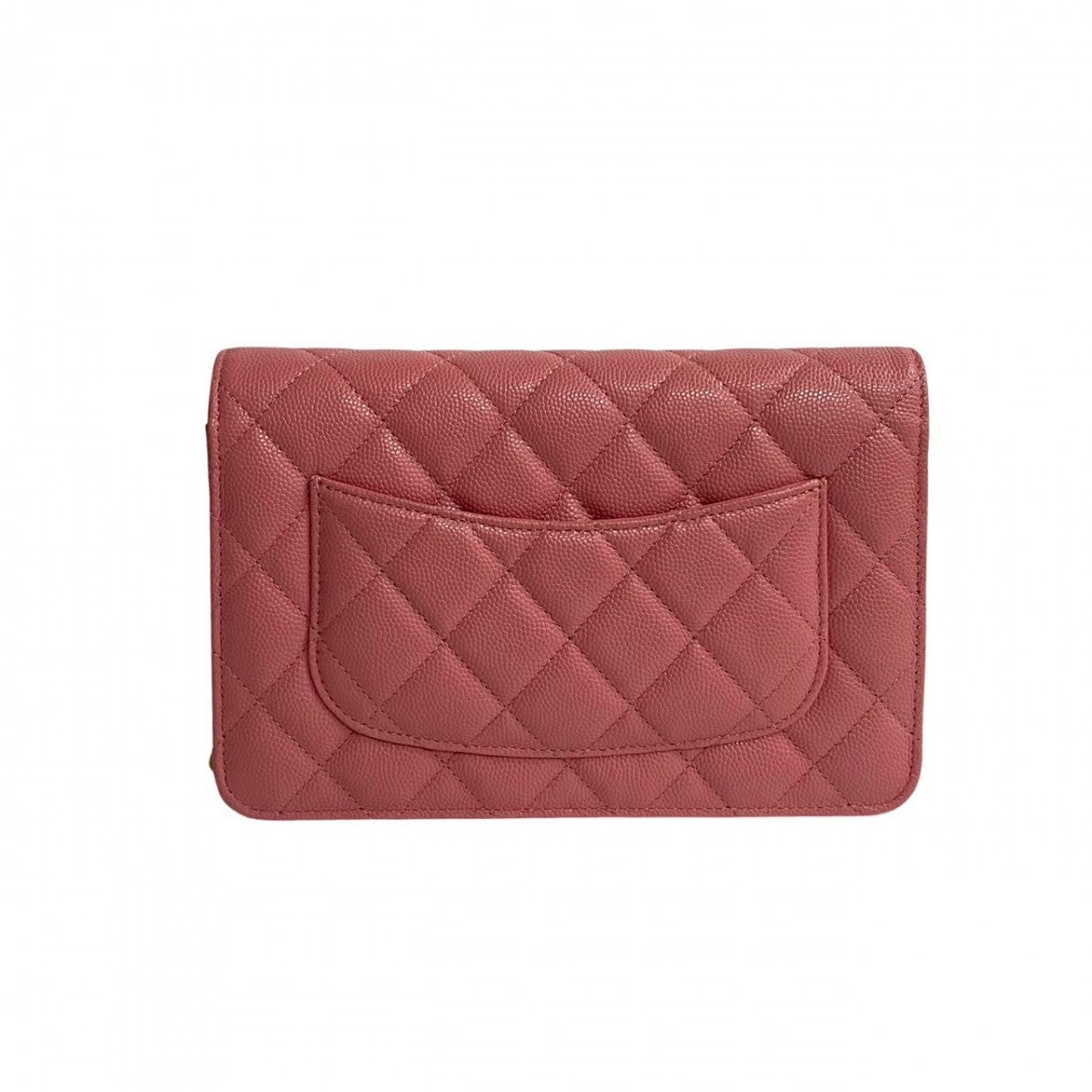 CHANEL Shoulder Bag leather pink Matrasse Caviar skin Women