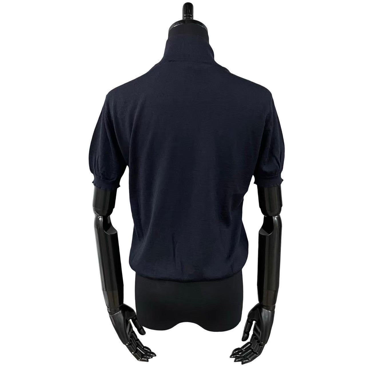 CHANEL knit Cashmere, Silk Navy Women 42
