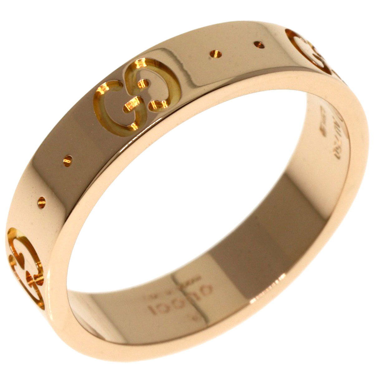 GUCCI Ring 18K Pink Gold gold Icon # 9 Women