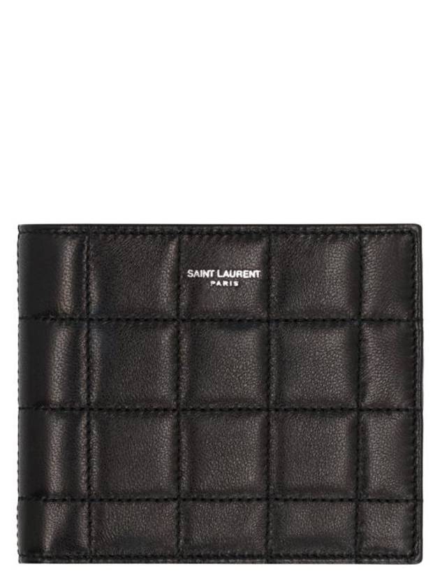 Luxury Saint Laurent Trending 2025 Men’s Wallet 756284AAB8V 1000 BLACK